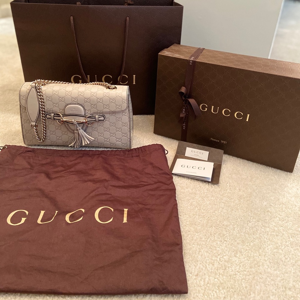 *AUTHENTIC* GUCCI EMILY GUCCISSIMA